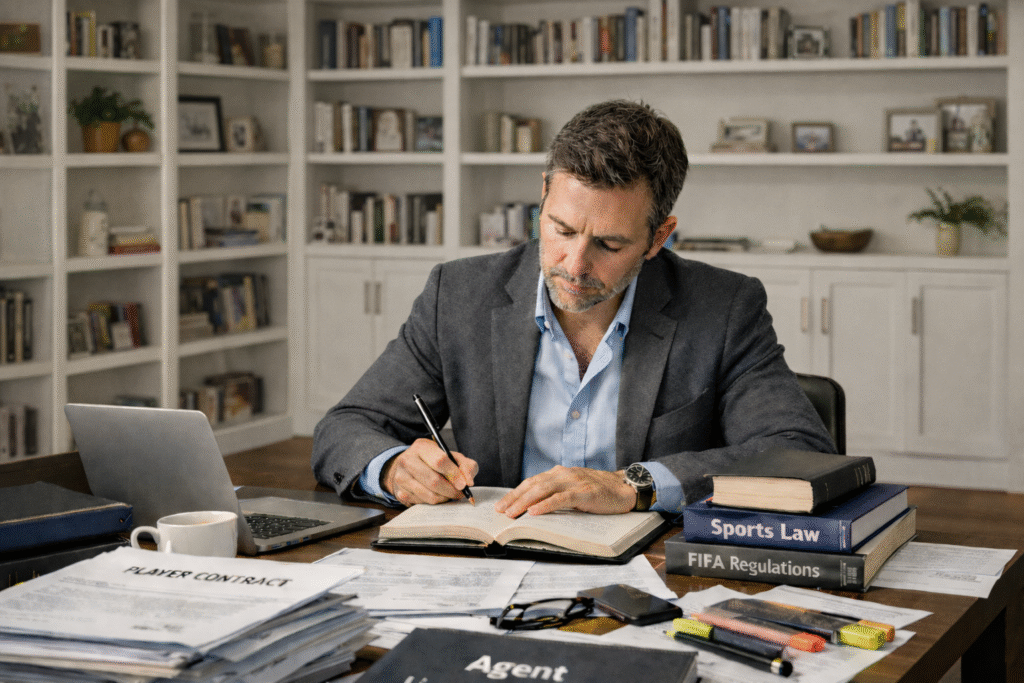 FIFA agent exam practice questions testing regulatory knowledge